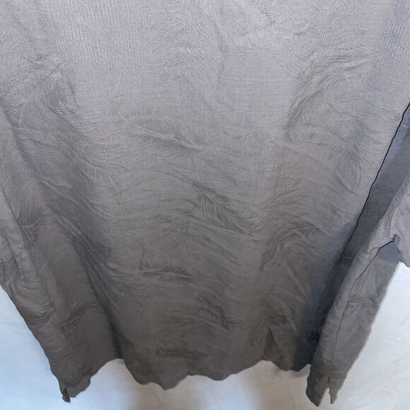 Tommy Bahama Men’s Camp Shirt Size XL Gray Silk Beach Cruise Island - Picture 12 of 12